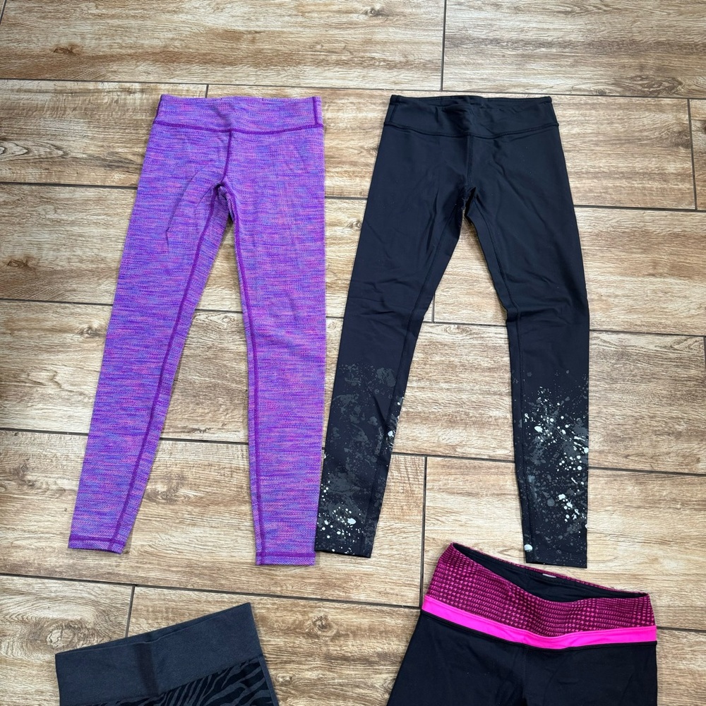 IVIVVA By Lululemon Girl Lot Of 11 Sz 12 Jackets Fleece Pants Leggings Tank Bra - Picture 12 of 15